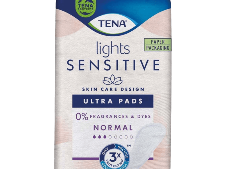 TENA Lights Sensitive Ultra Pads Normal Pack of 16 Online