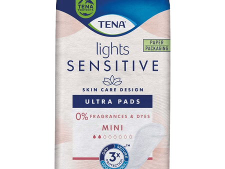 TENA Lights Sensitive Ultra Pads Mini Pack of 20 Sale