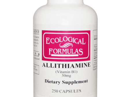 Allithiamine (Vitamin B1) 50 mg 250 caps - Ecological Formulas Hot on Sale