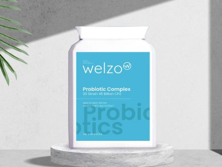 Welzo Ultimate Probiotic Complex 60 Capsules - 30 Strain 45 Billion CFU Hot on Sale