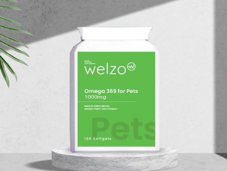 Welzo Omega 369 for Pets 1000mg 120 Softgels Online