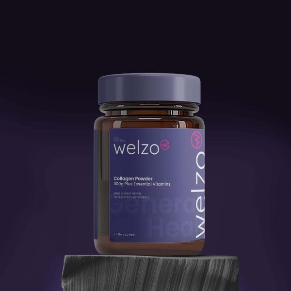 Welzo Collagen Powder 300g Plus Essential Vitamins - Unflavoured For Discount