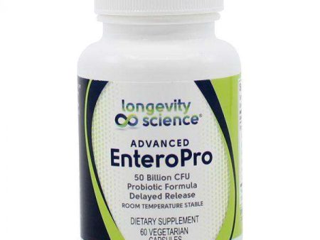 Advanced EnteroPro Probiotic - 60 Caps - Longevity Science Fashion