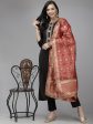 Women Black Embroidered Straight Kurta Trouser With Dupatta Set - Taantav For Discount