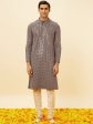 Manyavar Ethnic Motifs Embroidered Sequinned Kurta With Churidar Hot on Sale