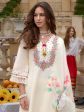 Women Off White Embroidered A-Line Kurta Trousers With Dupatta Set - Taantav For Discount