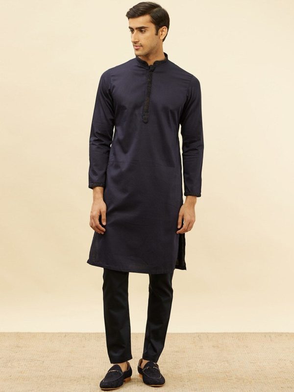 Manyavar Brocade Regular Kurta and Pyjamas With Nehru Jacket Hot on Sale