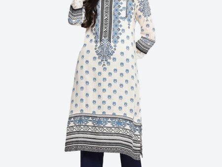 Biba Ethnic Motifs Printed Thread Work Kurta Supply