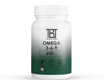 The Body Temple Omega 3-6-9 600mg For Brain, Heart and Muscle Capsules Online Hot Sale