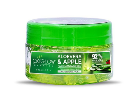 Oxyglow Herbals Aloevera Apple Face Massage Gel Discount