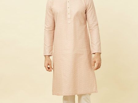 Manyavar Mandarin Collar Regular Pure Cotton Kurta with Pyjamas Sale