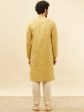 Manyavar Ethnic Motifs Woven Design Regular Kurta with Pyjamas Online Hot Sale