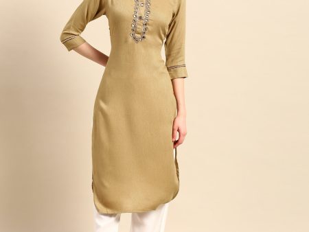 Sangria Yoke Design Mirror Work Kurta Supply