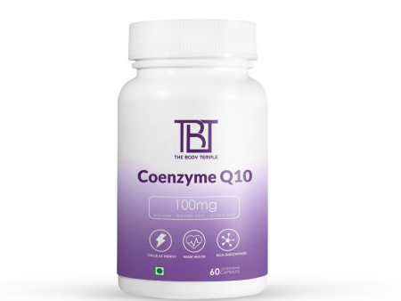 The Body Temple Coenzyme Q10 100 mg For Heart Health Capsules Online now