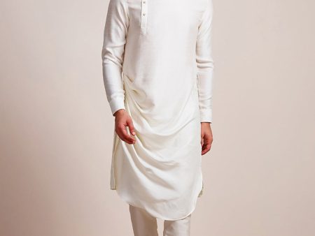 Manyavar Men Round Neck Kurta with Churidar Cheap