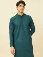 Manyavar Ethnic Motifs Embroidered Sequinned Kurta with Pyjamas Hot on Sale