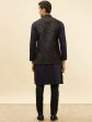 Manyavar Brocade Regular Kurta and Pyjamas With Nehru Jacket Hot on Sale