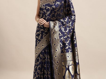 Sangria Woven Design Zari Sarees Supply