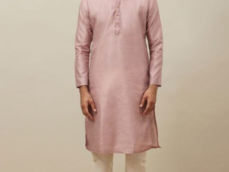 Manyavar Ethnic Motif Woven Design Mandarin Collar Kurta With Pyjamas For Cheap